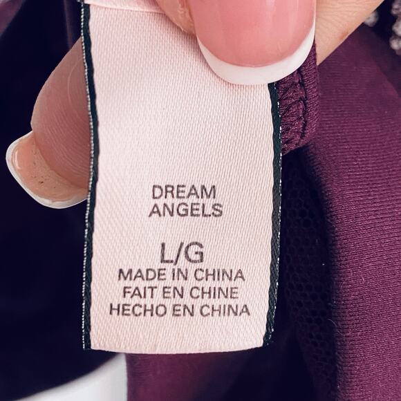 Victorias Secret Dream Angels Bra L Sheer Mesh & Lace Wireless Unlined Bralette - Picture 2 of 5